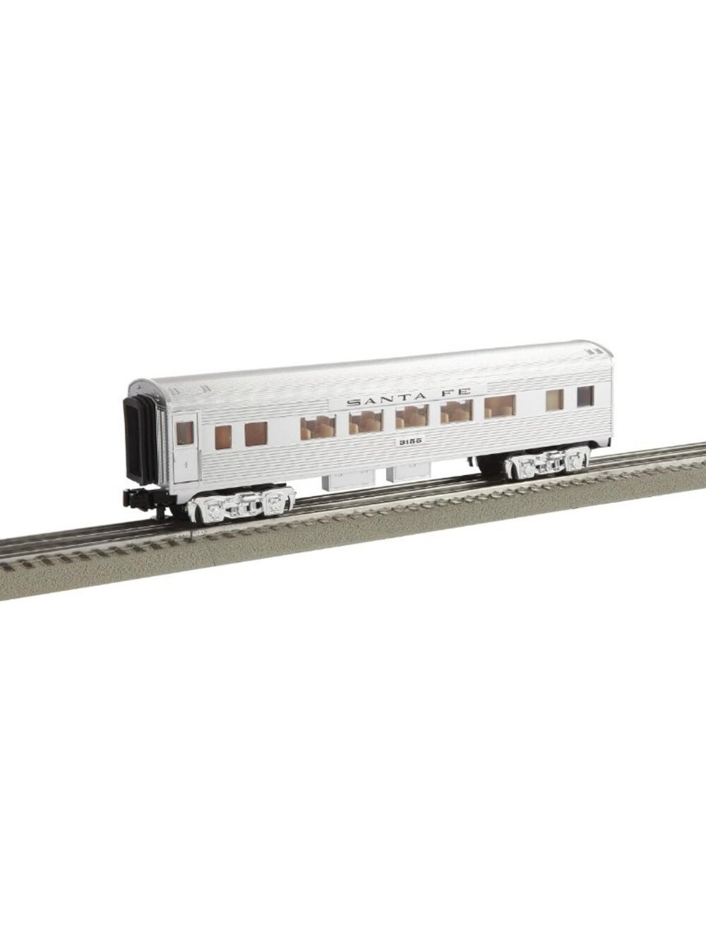 Santa Fe O Gauge Model Train Add-On Coach Car - Perfect for Collectors